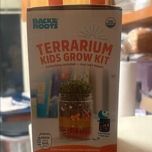 Terrarium Kids Grow Kit - Orange & Green
